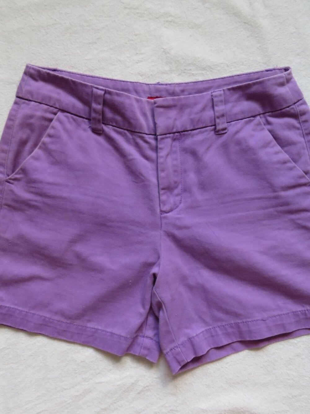 Merona Lavender Purple Cotton Chino Shorts Women's Size 2
